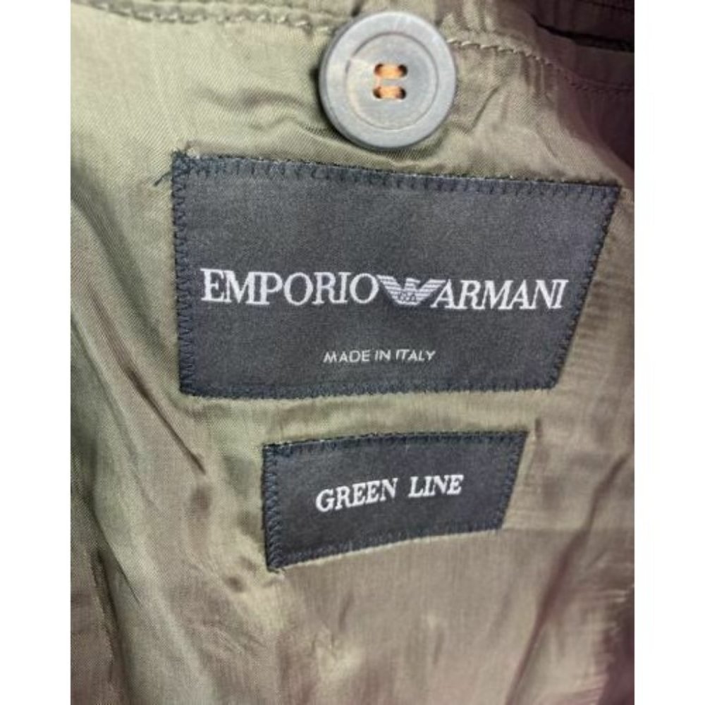 $1395.00 Emporio ARMANI "Green" Line Italian Brown Modern Sport Jacket 40 L / R - Picture 4 of 5